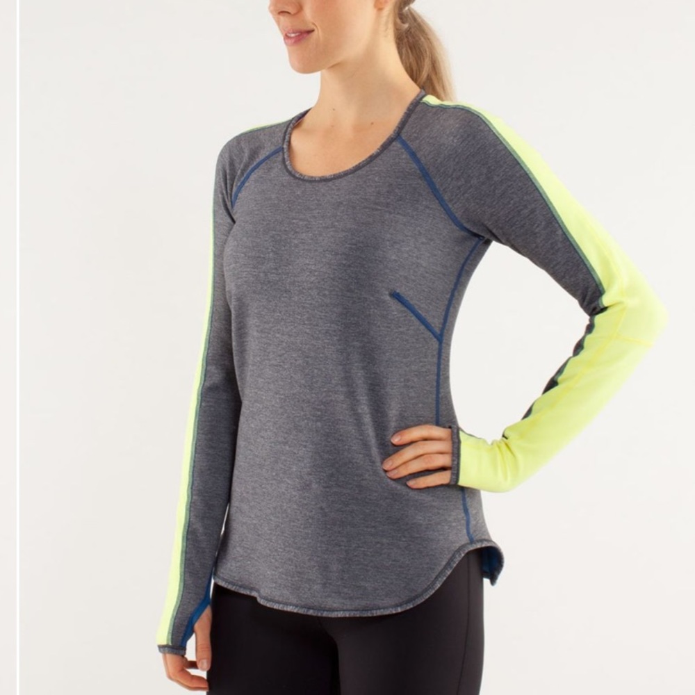 Lululemon Runder Under Long Sleeve
Limitless Blue / Heathered Coal
